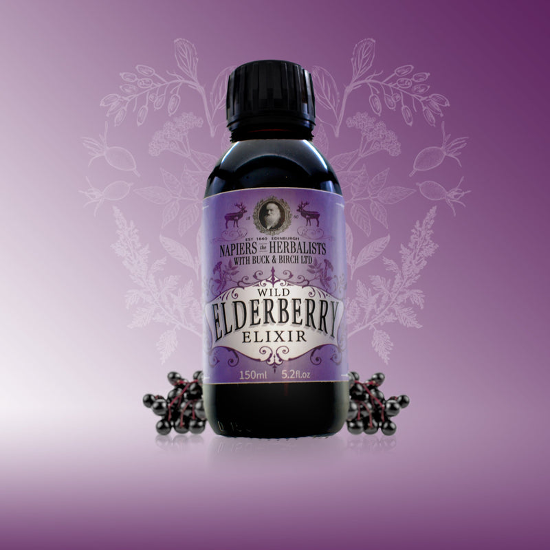 Wild Elderberry Elixir - Family Food Supplement